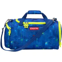 Step by step Sac de sport 'Hama' bleu / bleu foncé / jaune fluo