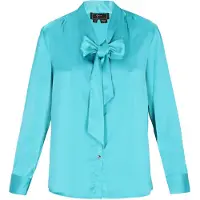 Faina Chemisier turquoise