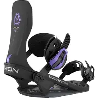 Union - Fixations de snowboard all-mountain freeride - Source Pro Black pour Homme en Aluminium - Taille 43,5-46 - Noir