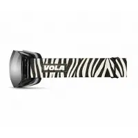 Vola Zippy Zebra Ski Goggles Noir Silver Miror/CAT3 Enfants