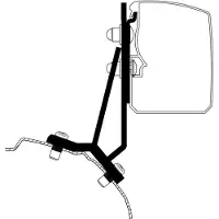 Thule T 3200 Ford Transit/tourneo Custom Compact Van Fixed (lhd) Awning Adapter Argenté