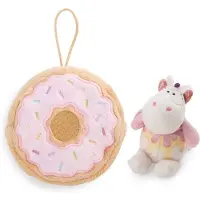 Nici Theodor & Friends Candy Love Teddy Bear 10 cm rose rose Taille unique