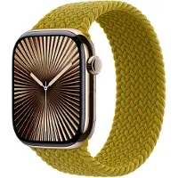 Apple Bracelet tressé pour Watch | 38/40/41/42 mm - Taille 2 - Chartreuse