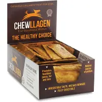 Chewllagen Chicken Chips Dog Snack 15cm 50 Pieces Marron