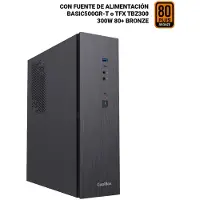 CoolBox Slim T370 Fte 300w Boîtier tour Pc One Size
