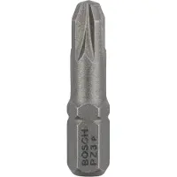 Bosch Lot de 3 embouts de vissage Extra-dure Pozidriv PZ3 à queue 6 pans mâle 1/4 Longueur 25 mm 2607001562