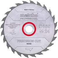 Metabo Zaagblad Precisioin Cut 160x20x2.2mm 24T