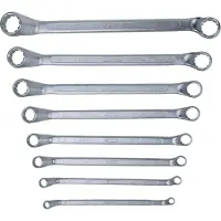 Ks Tools CLASSIC Jeu de clés polygonales doubles, contrecoudées, 8 pièces 6-22mm