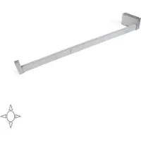 Emuca Cabinet Bar With Led Led Castor Battery Extable And Movement Sensor Argenté