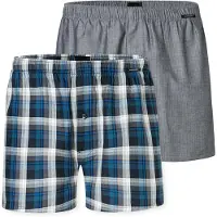 Schiesser Boxers bleu / noir / blanc