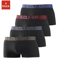 s.Oliver Boxers mélange de couleurs / noir