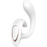 Satisfyer G for Goddess 1 vibromasseur muni d’un stimulateur clitoridien White 18.5 cm