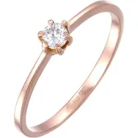 Elli DIAMONDS Bague or rose