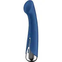 Satisfyer - vibromasseur point G rotatif - tête tournante - bleu