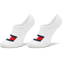 Tommy Hilfiger Unisexe, Chaussettes, Na, Blanc, (lot de 2, 43 - 46)