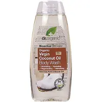 Dr Organic Gel douche à l'huile de coco Dr. Organic Peau sèche, 250 ml