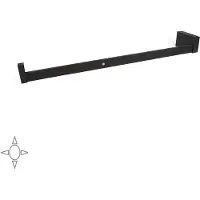 Emuca Barre de penderie pour armoire - lumière LED, détecteur de mouvement, 708 mm