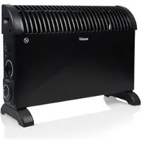 Tristar KA-5104 Convecteur de chauffage - 3 niveaux de chaleur - Avec minuterie - 750/1250/2000 W - Thermostat réglable - Fonction Turbo - Chauffage silencieux - Noir