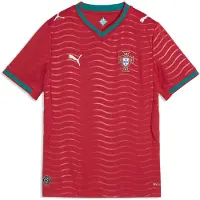 Puma T-Shirt fonctionnel 'Portugal 2026' jade / rouge feu / noir / blanc