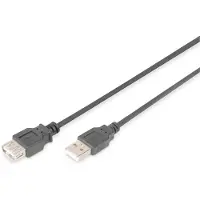 Digitus Câble d'extension USB 2.0 type A -A mâle/femelle 5.0m noir