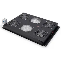Digitus Unité de ventilation de toit Unique 4 ventilateurs noir