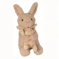 Egmont toys Le lapin Emile et son petit, jouet en peluche,