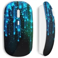 MANIACASE Souris sans fil pluie galaxy