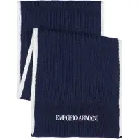Giorgio Armani Écharpe bleu marine