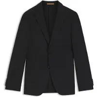 BOSS Veste Slim en laine vierge et soie