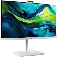 Acer Ordinateur de bureau Tout-en-un Aspire C27A-GRPL 27" Intel Core 5 16 Go RAM 512 Go SSD Blanc - Azerty Français