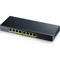 Zyxel GS1900-8HP v3 PoE Managed L2 Gigabit Ethernet (10/100/1000) Power over Ethernet (PoE) Noir