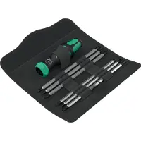 Wera Kraftform Kompakt Vario Ra Screwdriver Set Noir