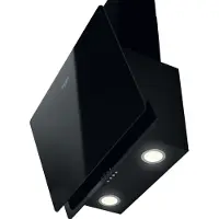 Whirlpool Hotte AKR 65F LM K Montée au mur Noir 375 m³/h