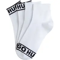 HUGO underwear pour femme. 50469291 Lot de 2 paires de chaussettes Logo blanc (35-38), Homewear, Coton