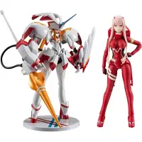 BANDAI NAMCO Darling in the Franxx S.H. Figuarts x The Robot Spirits Actionfigur Zero Two & Strelizia 5th Anniversary Set 16 cm