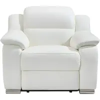 Vente-Unique.nl Fauteuil Relax Électrique En Cuir Arena Iii - Ivoire