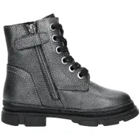 Keq Veterschoen hoog Veterschoen hoog - Zilverkleur - Maat 25