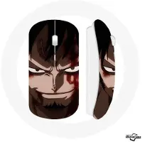 MANIACASE Souris Sans Fil - - Trafalgar Law - Compatible Mac et PC - Clé USB incluse - Blanc