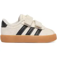 Adidas Vl Court 3.0 Infant Trainers Blanc,Gris EU 23 1/2 Enfants