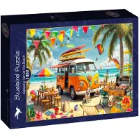 Bluebird Puzzle Plage Camping-car Puzzle - 1000 pièces