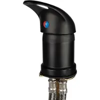 Activeshop Robinet pour salon de coiffure noir S04