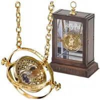 Noble Collection Hermiona Granger - Zegarek Czasu 1:1 - Zoty z Godzin Szklany