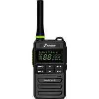 Stabo freetalk com III 20262 PMR-Handfunkgerät 1er Set, Talkie walkie, Noir