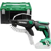 HiKOKI W18DAW3Z 18V Visseuse Sans Fil Dans HSC III Avec Chargeur Automatique De Vis