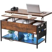 Vevor Table basse avec plateau relevable