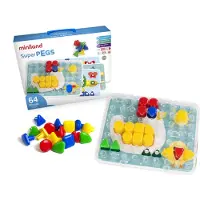 Miniland Superpegs Primaire 64 Unités