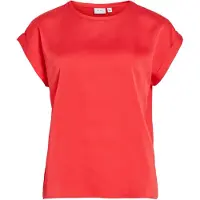Vila T-shirt 'VIEllette' rouge