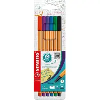 Stabilo Set de 6 Fineliners Point 88