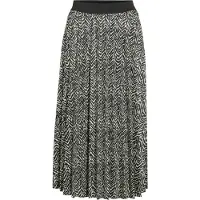 Vila Jupe 'VINITBAN' beige / noir
