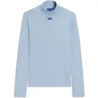 HUGO Easy 01 Blue Long Sleeve T-shirt Bleu XS Femme